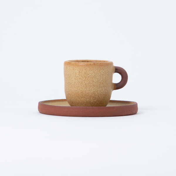 Terra Espresso Cup & Saucer Sand