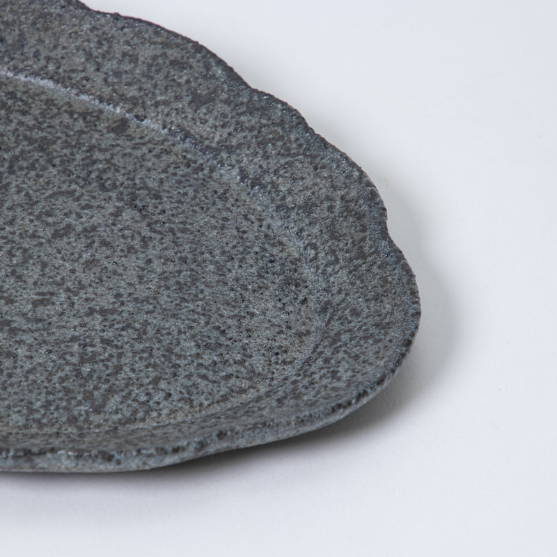 fru Oval Plate 19.5cm Stone