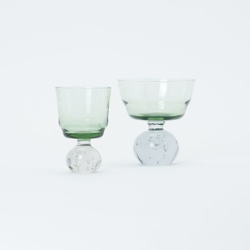 SERAX Stem Glass Eternal Snow M Green