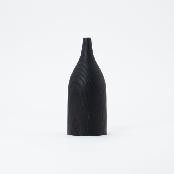 Large Bottle Vase Ash Yakisugi