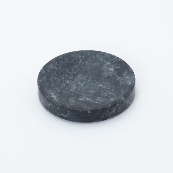 GF&CO. Marble Hollow Round Tray Gray Black