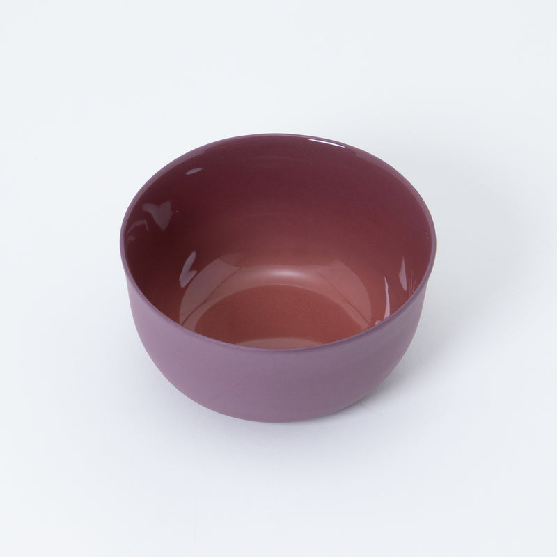 Grace of Glaze Small Bowl Purple/Orange
