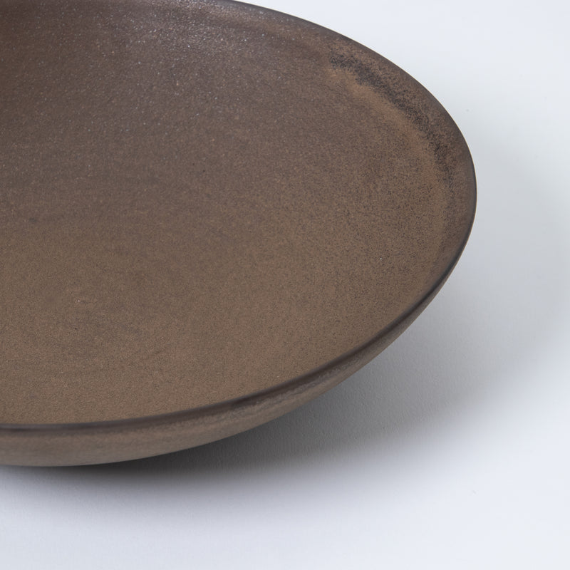 Patina Shallow Bowl Copper Brown