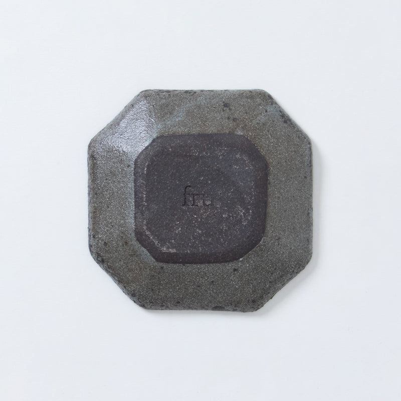 fru Octagonal Plate 15cm Stone