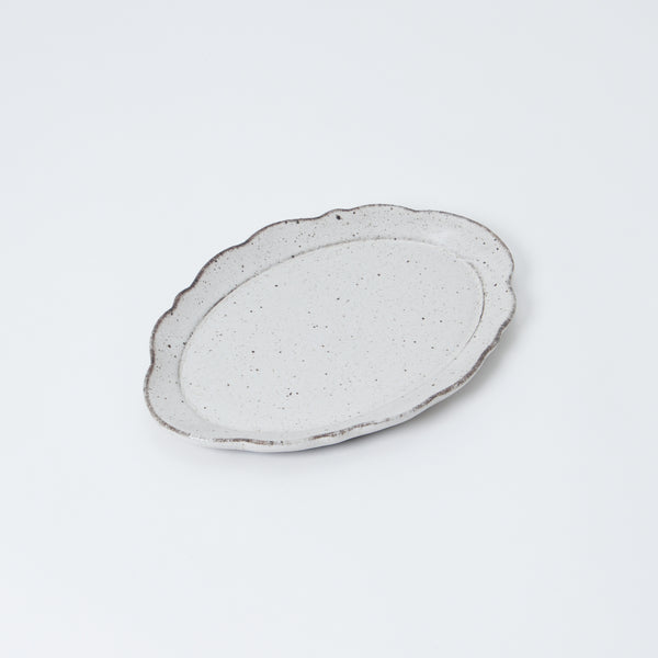 fru 楕円皿 19.5cm White