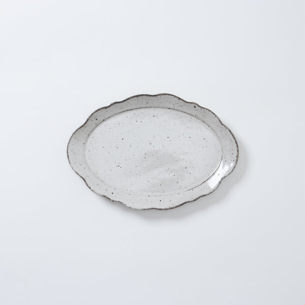 fru Oval Plate 19.5cm White