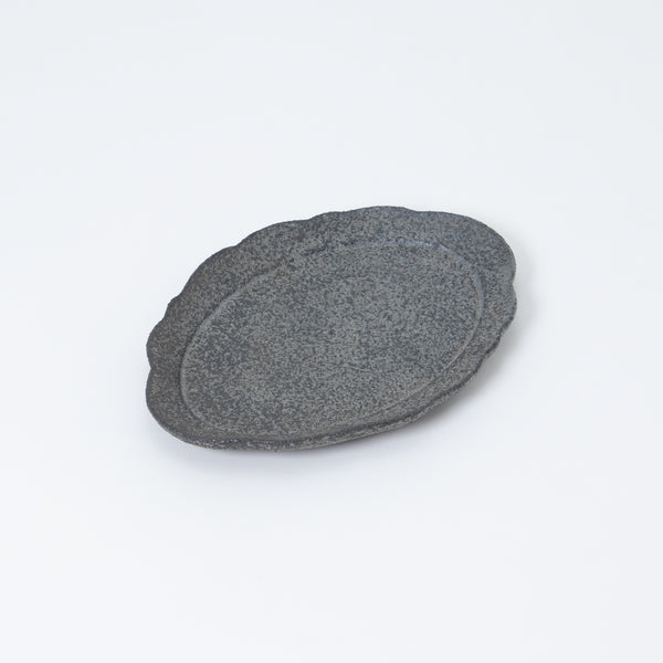 fru Oval Plate 19.5cm Stone