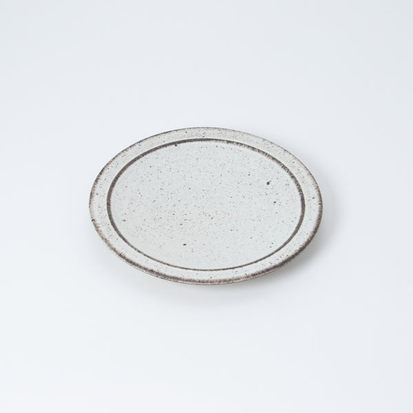 陶藝堂 Rim Plate 20cm White