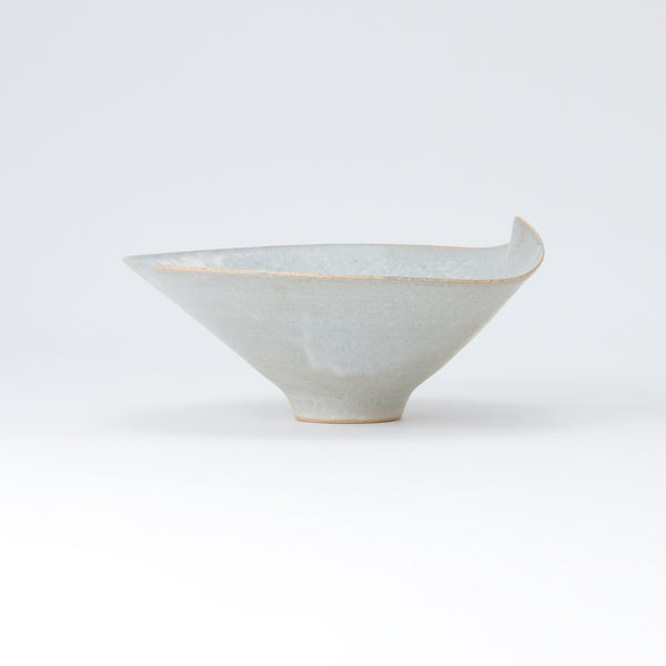 Bisui Ishikawa Folded Rim Bowl 20cm Asagiri