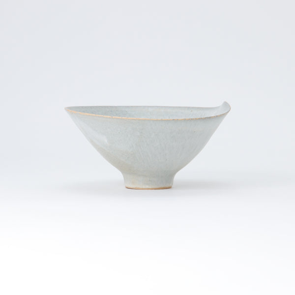 Bisui Ishikawa Folded Rim Bowl 16cm Asagiri