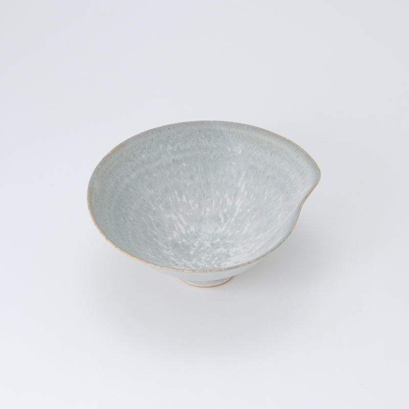 Bisui Ishikawa Folded Rim Bowl 16cm Asagiri