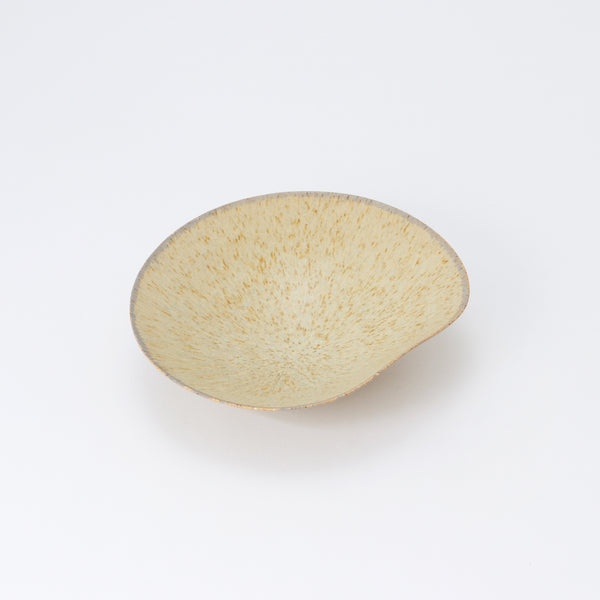 Bisui Ishikawa Folded Rim Bowl 15cm Tsutsumigusa