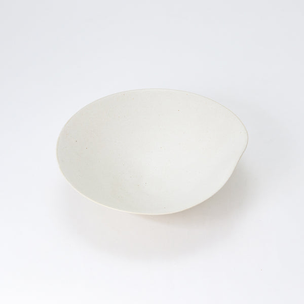 Bisui Ishikawa Folded Rim 20cm Shiratama