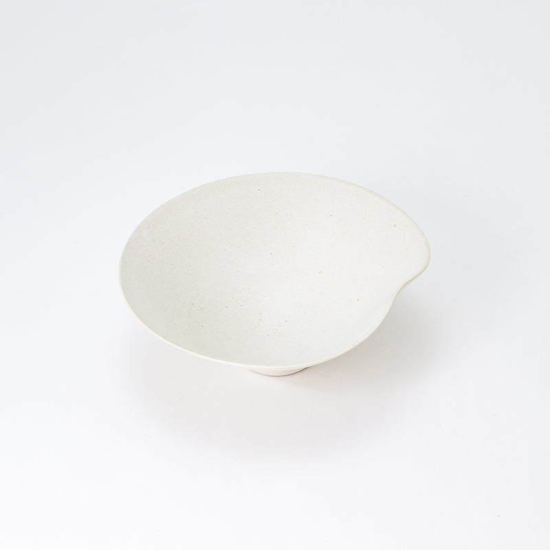 Bisui Ishikawa Folded Rim 16cm Shiratama