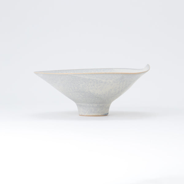 Bisui Ishikawa Folded Rim Bowl 22cm Sasameyuki