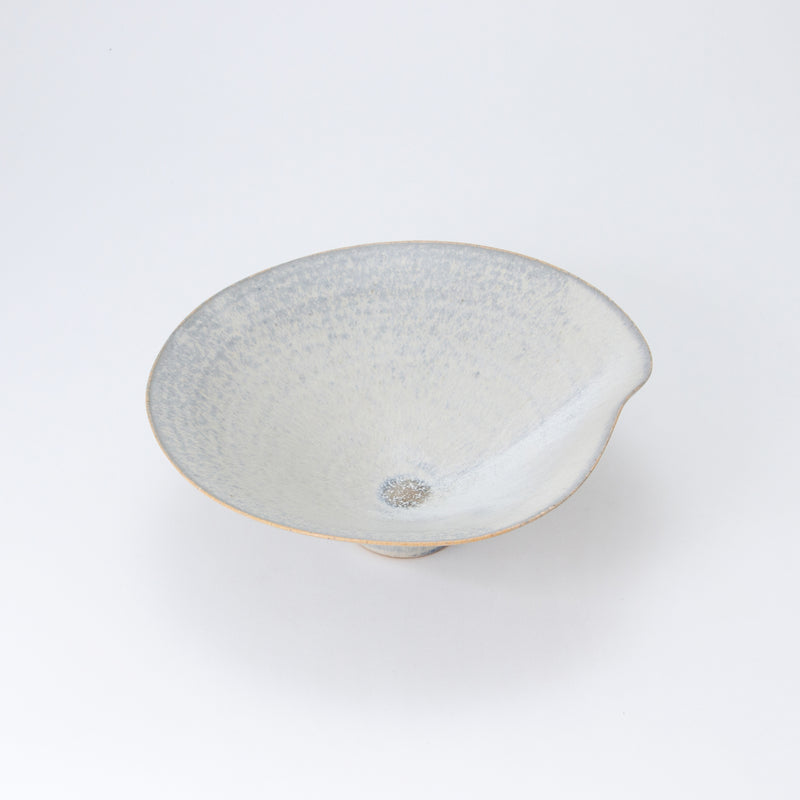 Bisui Ishikawa Folded Rim Bowl 22cm Sasameyuki