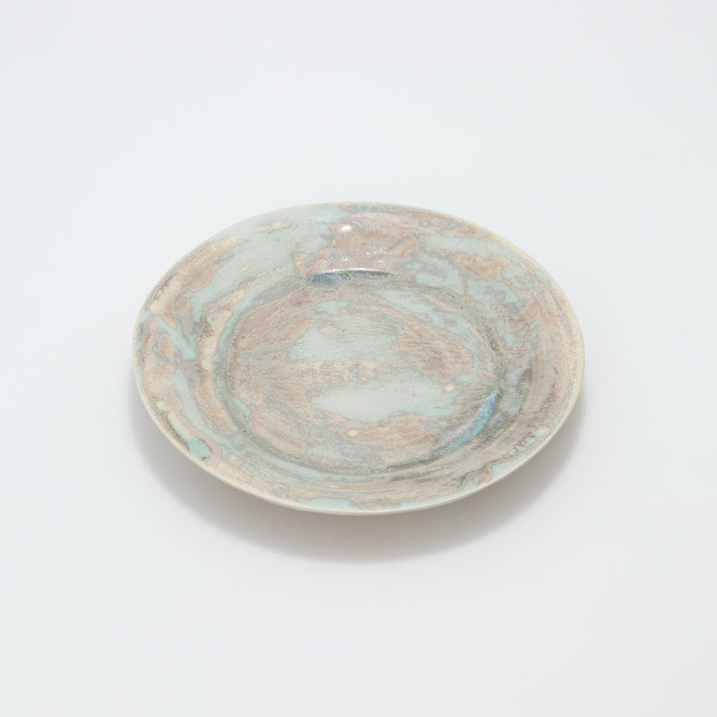 イェンユウ Rim Plate 21cm Ajisai #01