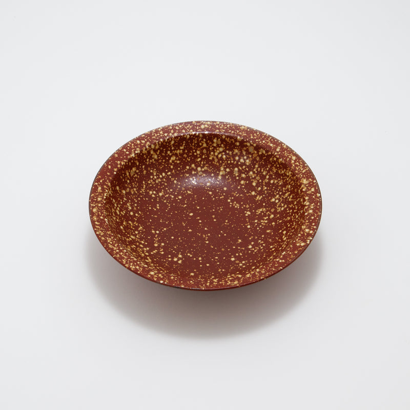 mandala Rim Bowl Brown