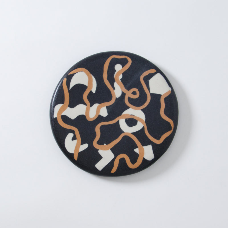 Reiko Egawa Dessert Plate Black