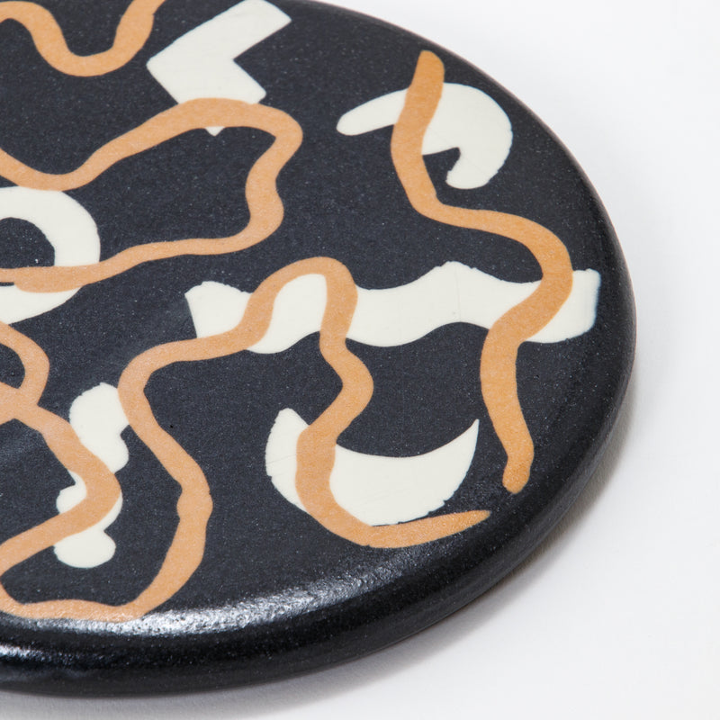 Reiko Egawa Dessert Plate Black