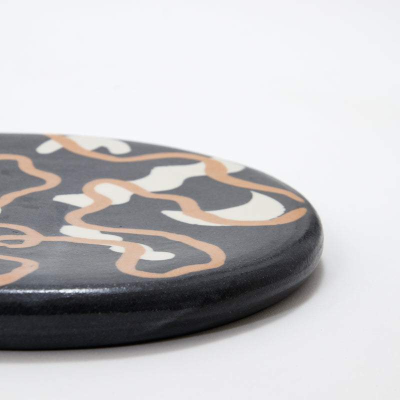 Reiko Egawa Dessert Plate Black