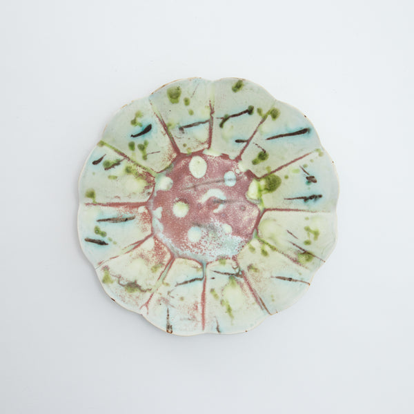 Enkel Flower Shape Plate L #01