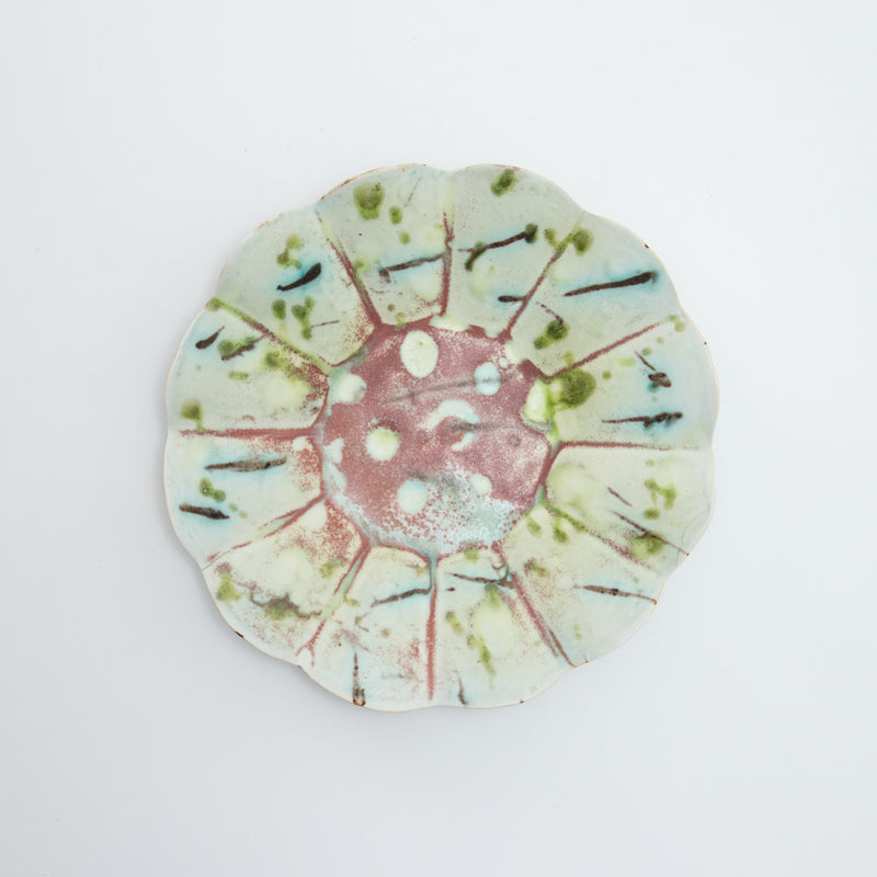 Enkel Flower Shape Plate L #01