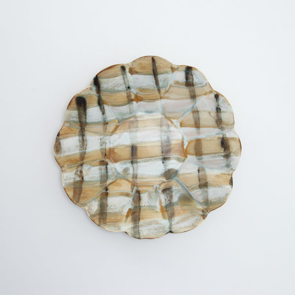 Enkel Flower Shape Plate L #02