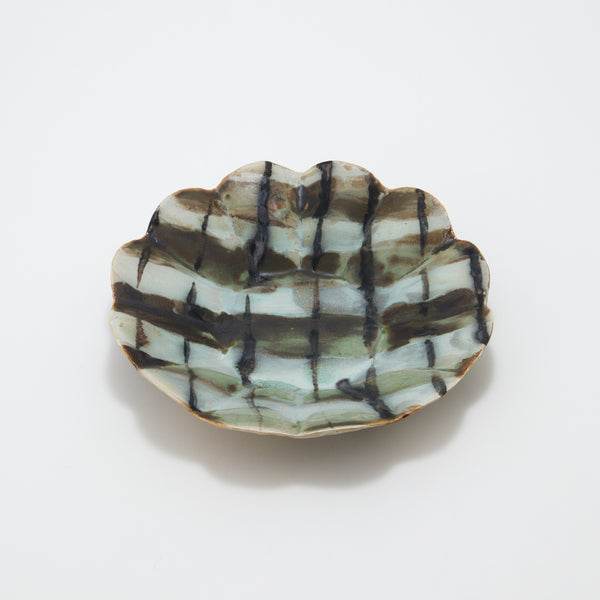 Enkel Flower Shape Plate L #04