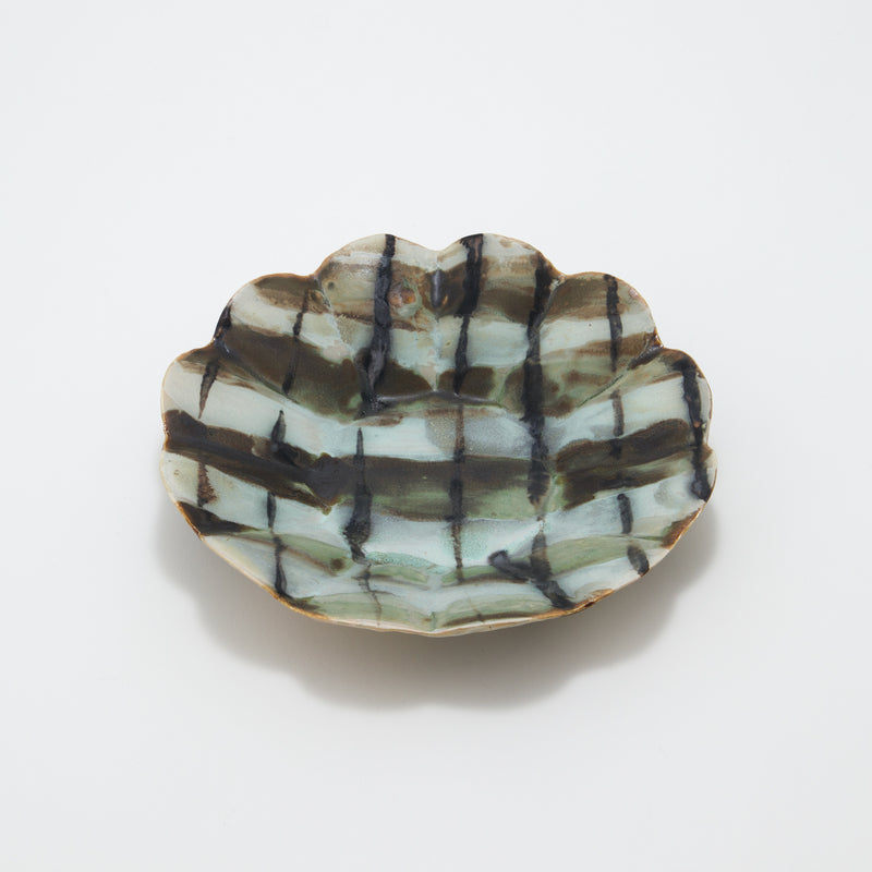 Enkel Flower Shape Plate L #04