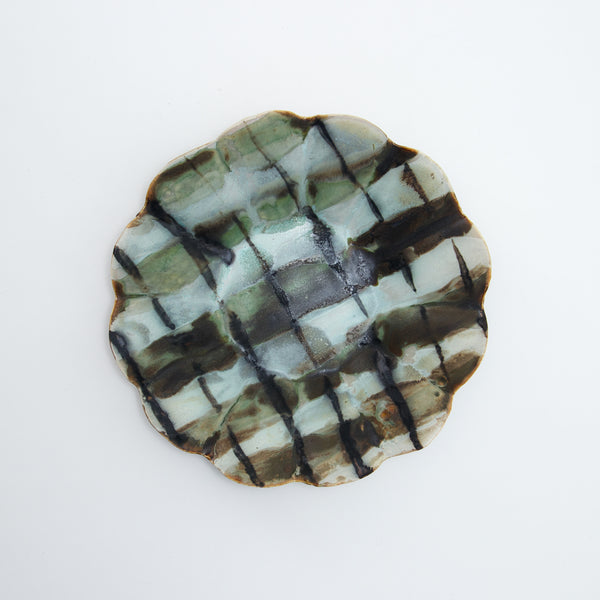 Enkel Flower Shape Plate L #04