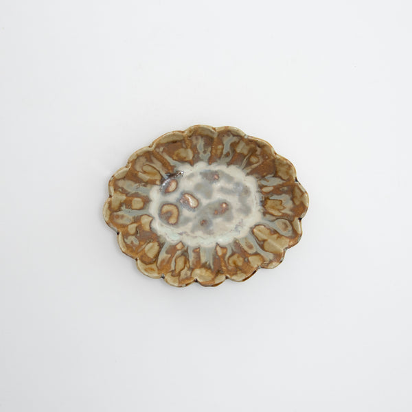 Enkel Diamond Shape Oval Plate S #01