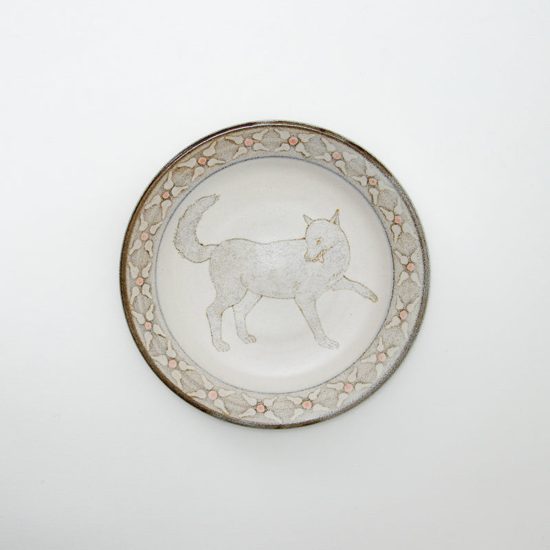 オオカミ  皿 武 二香 ニホンオオカミのお皿 19cm – GENERAL FURNISHINGS & CO.