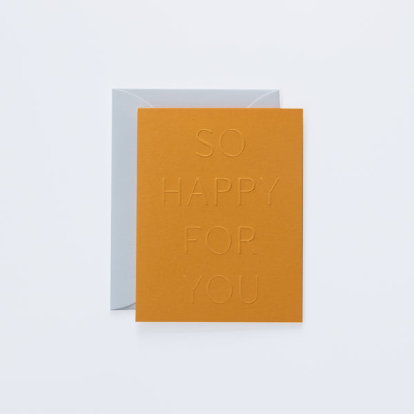 Greeting Card So Happy For You #10 Citrus