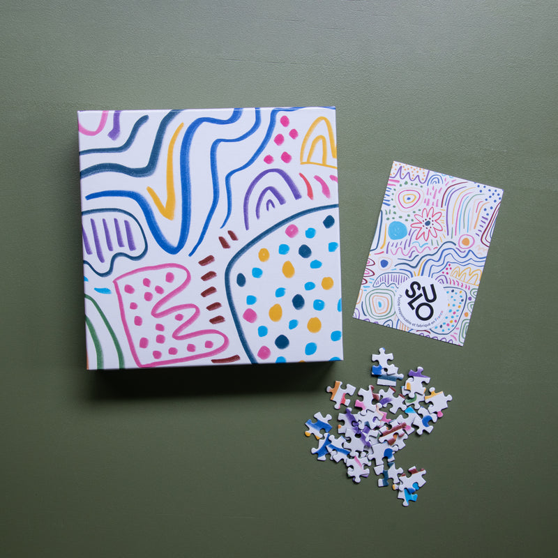 Sulo Puzzle Explosion of Joy by Kelly Knaga (1000 piece)
