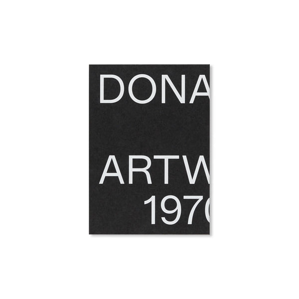 ARTWORKS 1970-1994 by Donald Judd