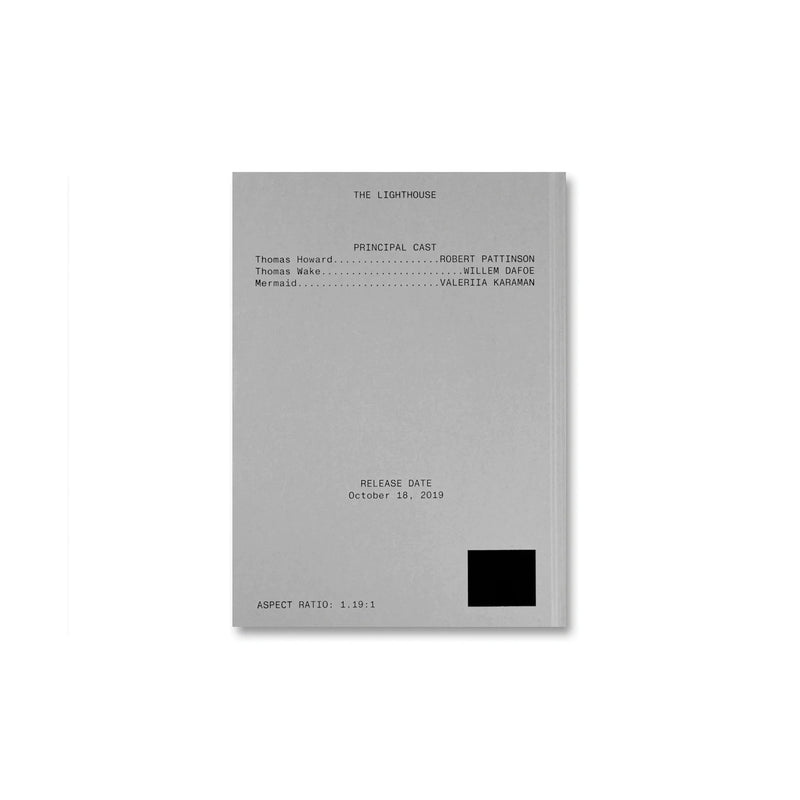 THE LIGHTHOUSE SCREENPLAY BOOK by Robert Eggers