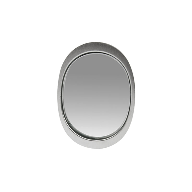 The Empathist Micro Oval Mirror Aluminium
