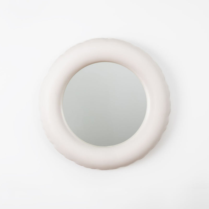 Joyce Wall Mirror Bone (matte)