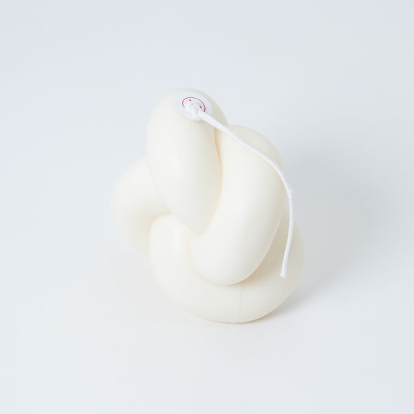 honey flamingo Tube Knot Candle 2 Ivory (Jasmine)