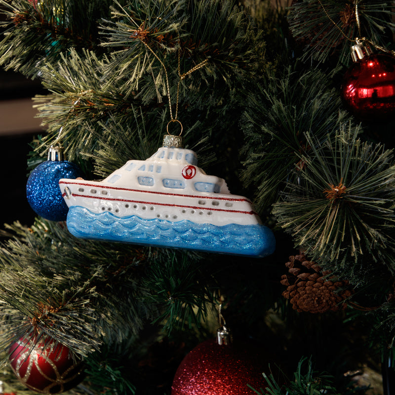 Christmas Ornament Yacht