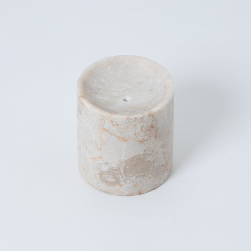 GF&CO. Marble Incense Stand Cream (Short)