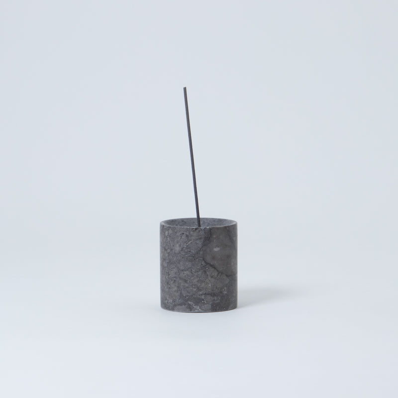 GF&CO. Marble Incense Stand Gray (Short)