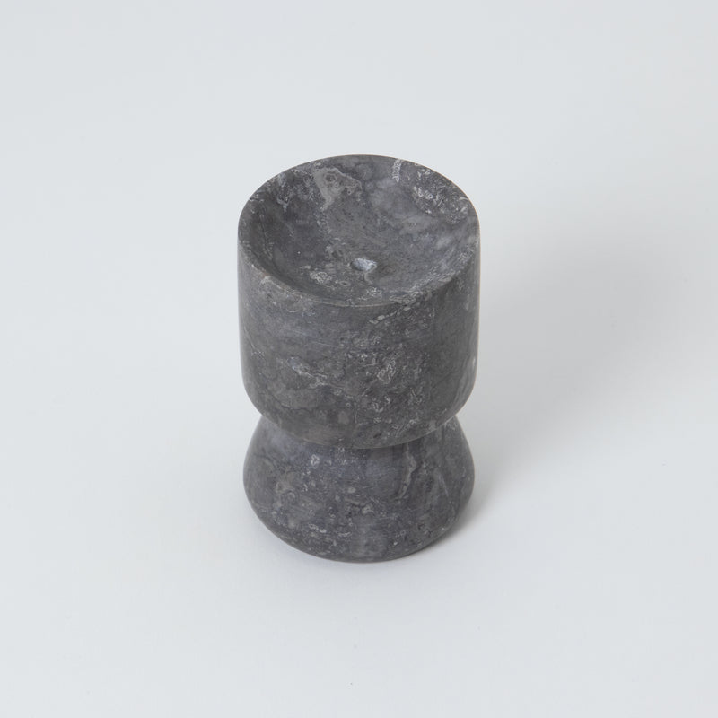 GF&CO. Marble Incense Stand Gray (Tall)