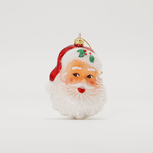 Christmas Ornament Retro Santa Red