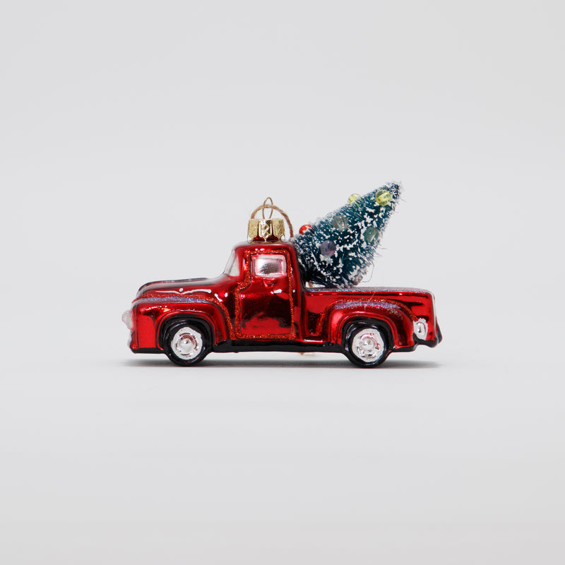 Christmas Ornament Countryside Truck #01