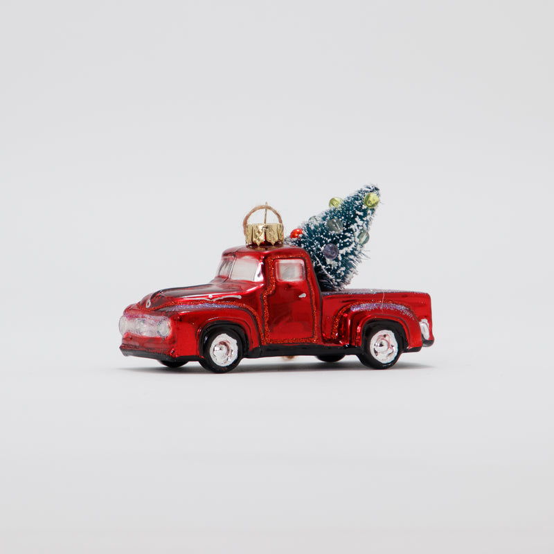 Christmas Ornament Countryside Truck #01