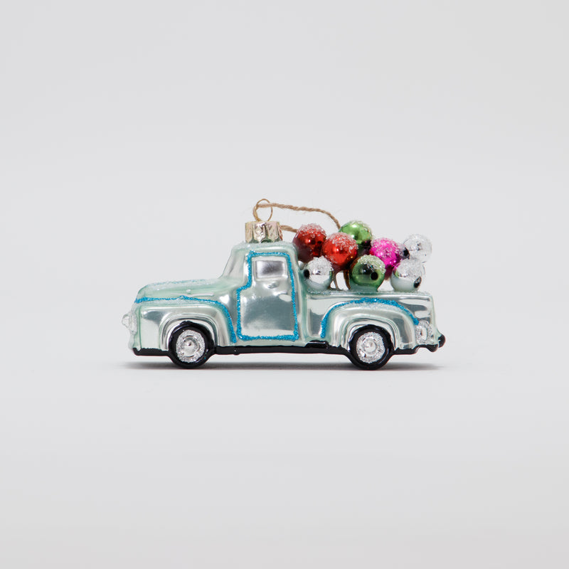 Christmas Ornament Countryside Truck #02