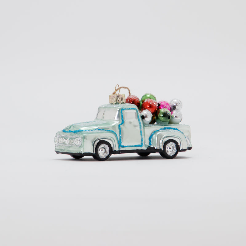 Christmas Ornament Countryside Truck #02