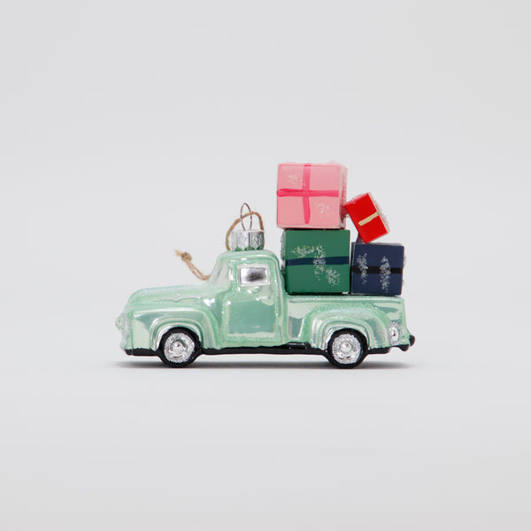 Christmas Ornament Countryside Truck #03